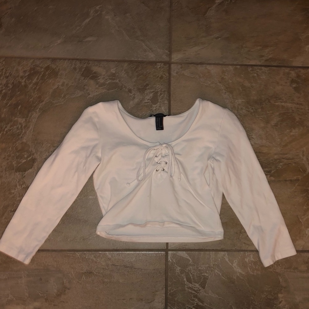 Laced Up Crop Top